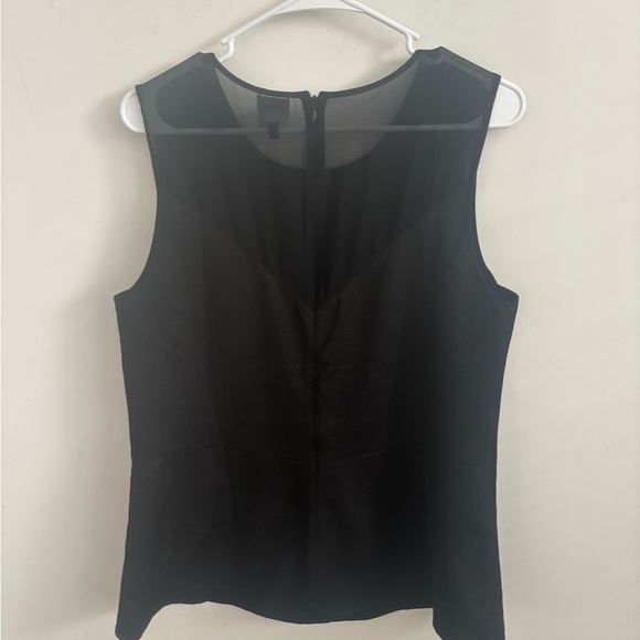 CAbi Style 3#080 Black Snakeskin Print Bustier Peplum Tank Top Sz 12 - Picture 3 of 6